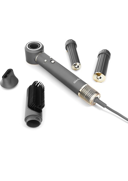 Airstyler 5in1 Bldc Motor Pro Hava Üflemeli Saç Şekillendirici ve Kurutma Seti Bukle ve Düzleştirme modelleri