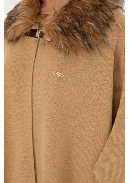 Kadın Kum Melanj Panço 50270464-VR123