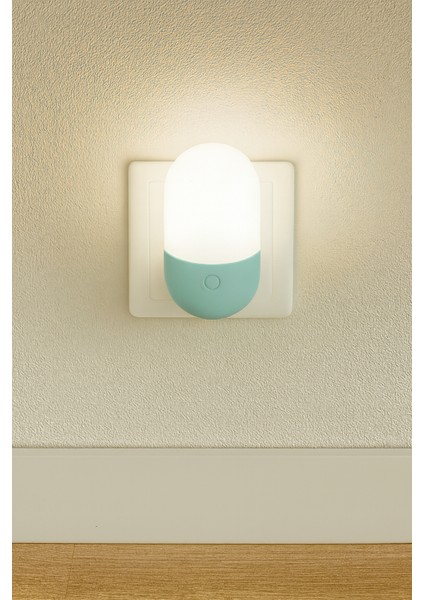 Gece Lambası Iki Renkli Günışığı ve Beyaz Renk 1 Watt LED