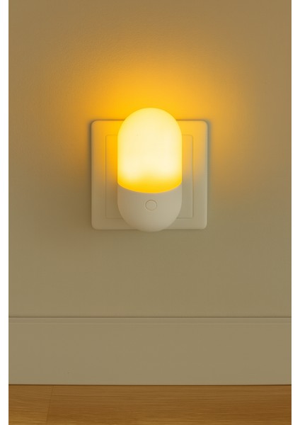 Gece Lambası Iki Renkli Günışığı ve Beyaz Renk 1 Watt LED fiyatları