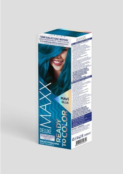 Ready To Color Yarı Kalıcı Saç Boyası - Mavi