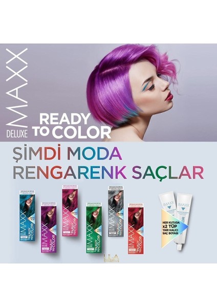 Ready To Color Yarı Kalıcı Saç Boyası - Mavi fiyatları