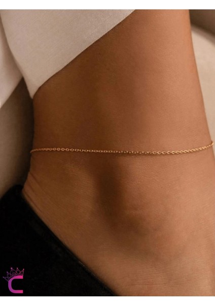 Gold Kadın Paslanmaz Çelik Italyan Zincir Halhal Seti - Zarif Ayarlanabilir Ayak Bileği Plaj Takısı fiyatları