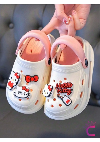 6'lı Hello Kitty Çocuk Terlik Süsü Seti Jibbitz - Cross Charm Terlik Süsleri Crocks Aksesuar fiyatları
