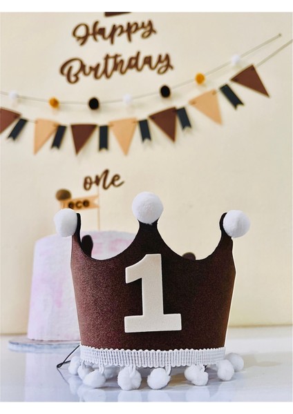 1 Bir Yaş Happy Birthaday Iyi Ki Doğdun Parti Şapkalı Set fiyatları