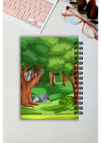 Renkli Orman Çocuk Kitap Okuma Günlüğü, Çocuklar Için Günlük, Book Reading Daily, Ajanda, Planlayıcı indirimleri