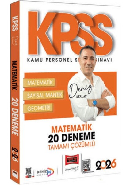 Yargı 2026 Kpss Tamamı Çözümlü Matematik 20 Deneme