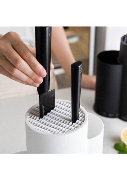 Çok Amaçlı Dik Kaşıklık Çatal Kaşık Organizeri Düzenleyici Beyaz fiyatları