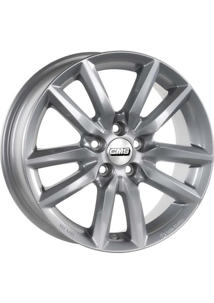 -1275-04 6.5X16" -5X114.3 ET40 67.2 Racing Silver Jant (4 Adet)