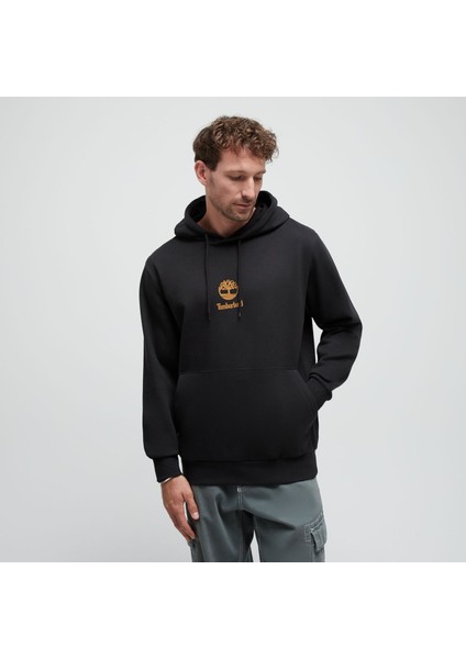 Print Stack Logo (Bb) Hoodie Erkek Siyah Sweatshirt TB0A6WZA0011