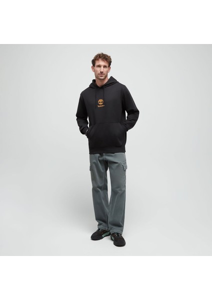 Print Stack Logo (Bb) Hoodie Erkek Siyah Sweatshirt TB0A6WZA0011 modelleri