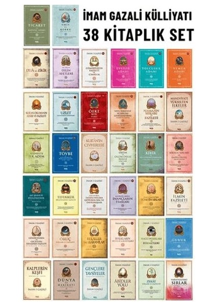 Imam-I Gazali Külliyatı - 38 Kitap Seti