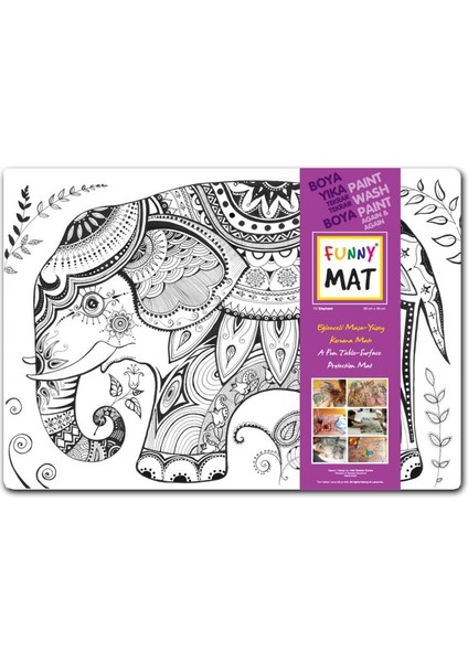 Funny Mat - Fil - Mandala - 68X48CM