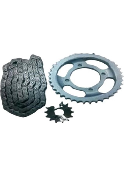 Ön Dişli+Arka Dişli+Zincir Set Cg/kuba/cgl (Çelik Jant)