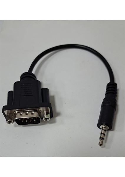 9 Pin RS232 Erkek - 3.5 mm Stereo Erkek 3 Boğumlu Jack Kablo