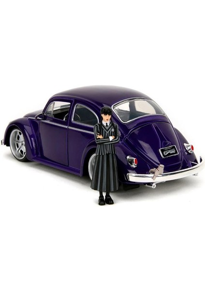 253255076 Jada Wednesday Volkswagen Beetle 1 24 modelleri