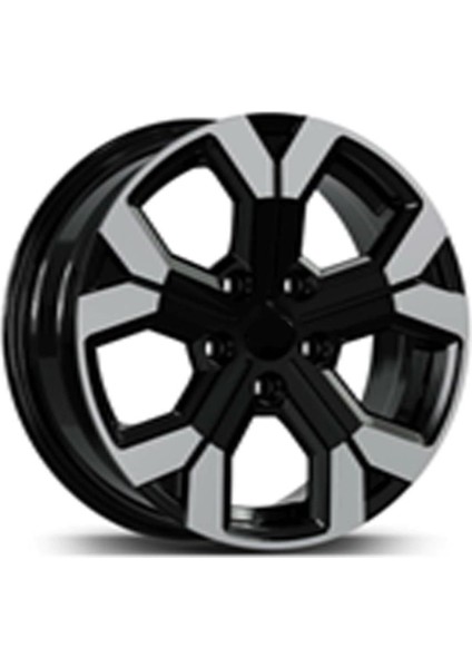 -F16260-04 6.5X16" -5X114 16260 Argent ET40 66.1 Santoronı Blac Jant (4 Adet)