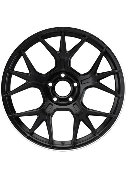 -S1046-13 8.5X19" -5X112 ET42 66.6 Mat Black Lip Diamond Jant (4 Adet) fiyatları