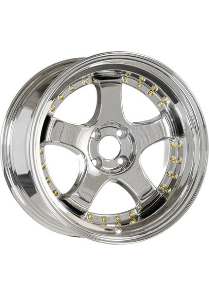 -L002-23 7.0X15" -5X100 ET35 73.1 Vc+Gold Rivet Jant (4 Adet)