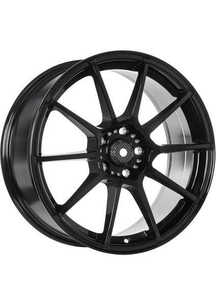 -S1042-132 8.0X18" -5X112 ET45 73.1 Glossy Black Jant (4 Adet)