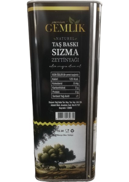 Sızma Zeytinyağı 5 lt. (Naturel & Soğuk Sıkım Taş Baskı) fiyatları