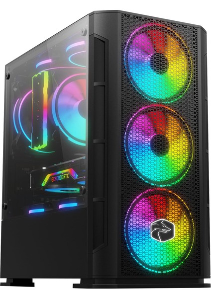 Seyf Ryzen 5 5600 32GB 1tb M.2 Nvme SSD 8gb RX580 256 Bit 3.5GHZ24'' 180hz Oyuncu Masaüstü Bilgisayarı modelleri