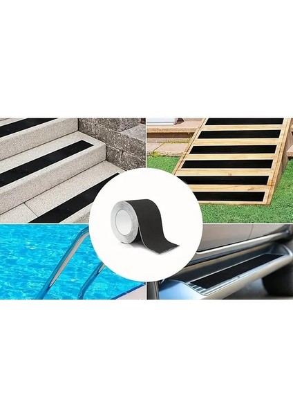 Siyah Merdiven ve Zemin Kaydırmaz Kaymaz Bant 100MM x 25MT fırsatları