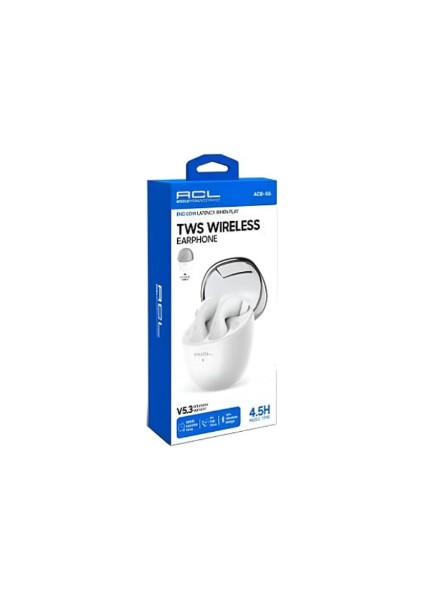 ACB55 5.3 Versiyon Type-C Şarj Girişli Tws Wireless Kulakiçi Kulaklık