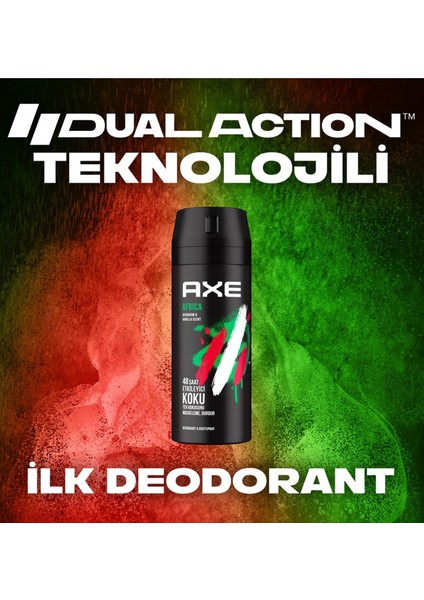 3 Adet Africa Erkek Deodorant Sprey 150 ml indirimleri