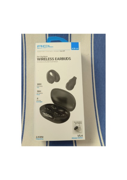 ACB64 5.4 Versiyon 2.4ghz Frekans 180 Saat Uyku Modu Wireless Kulaklık Beyaz