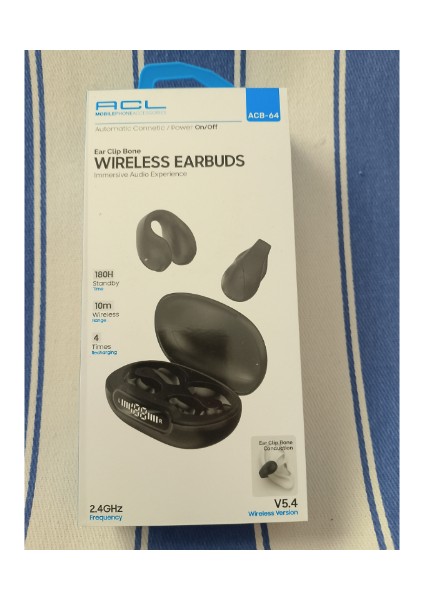 ACB64 5.4 Versiyon 2.4ghz Frekans 180 Saat Uyku Modu Wireless Kulaklık Beyaz fiyatları
