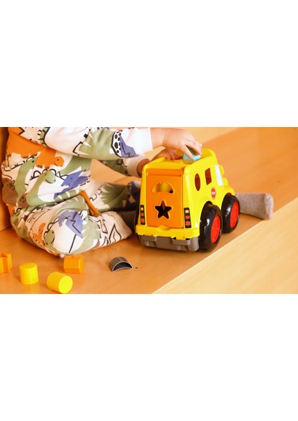 Bultak Otobüs Şekil Eşleştirme Oyuncağı 1 Yaş+ Montessori Eğitim Seti indirimleri