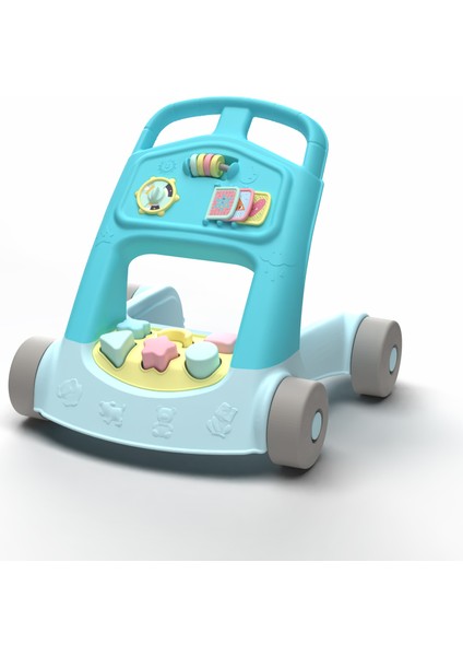 2'si 1 Arada Yürüme Yardımcısı Ilk Adım Arabası ve Şekil Eşleştirme Oyuncağı , 10 Ay+ fiyatları