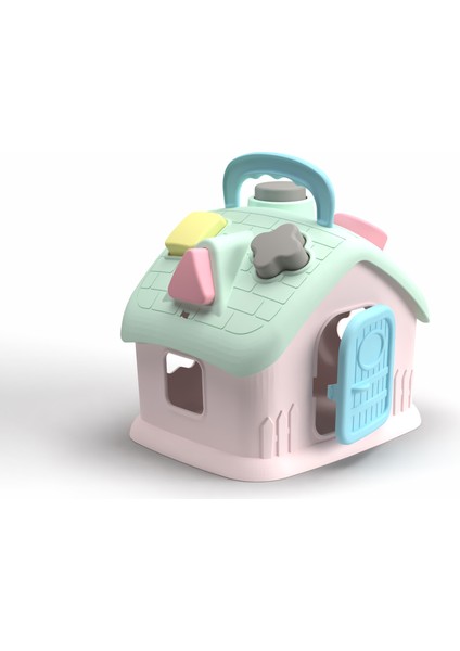 Bultak Ev Şekil Eşleştirme Oyuncağı 1 Yaş+ Montessori Eğitim Seti fırsatları