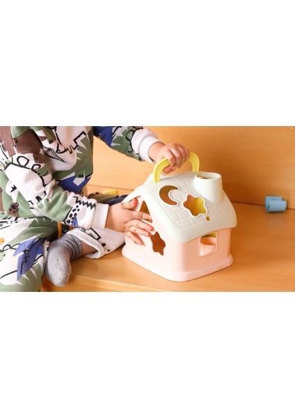 Bultak Ev Şekil Eşleştirme Oyuncağı 1 Yaş+ Montessori Eğitim Seti indirimleri