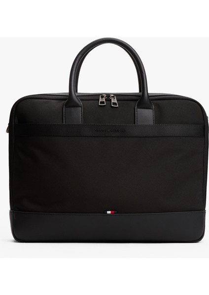 Tommy Hılfıger Erkek Siyah Laptop & Evrak Çantası AM0AM13470 Bds