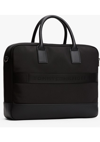 Tommy Hılfıger Erkek Siyah Laptop & Evrak Çantası AM0AM13470 Bds indirimleri