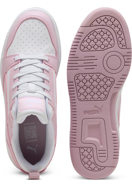 39232840 Rebound V6 Low Puma Beyaz - Pembe Kadın Lifestyle Ayakkabı