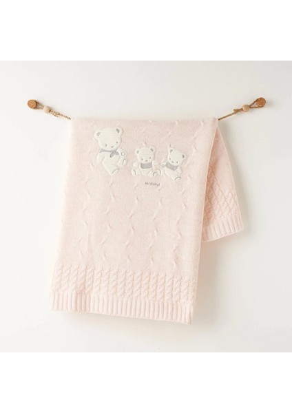 AC26341 Triko Battaniye 85X100 Pink Melange