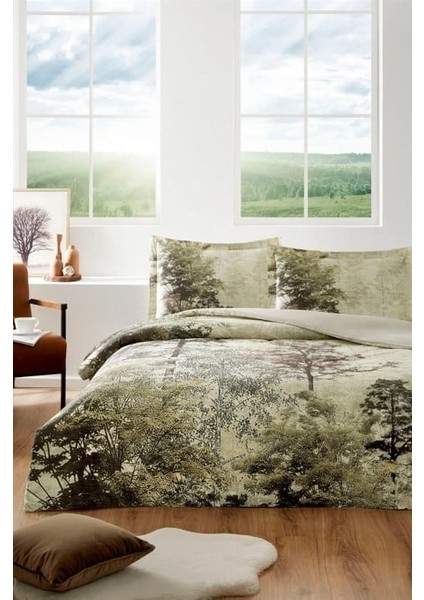 Özdilek Çift Kişilik Ranforce Nev Takımı Tanne Yeşil