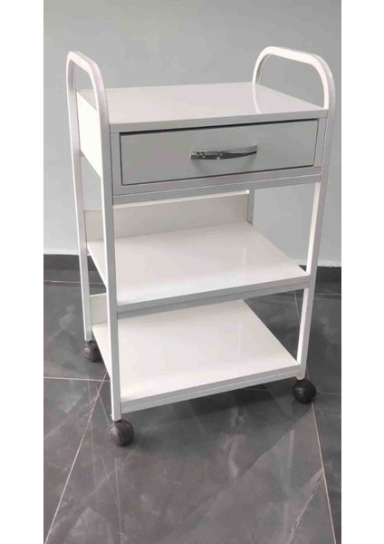 Çekmeceli ve 2 raflı Etejer ,ciyaz sehpasi