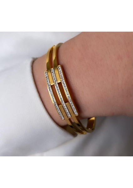 Kaburga Taşlı Çelik Kelepçe Sns100321