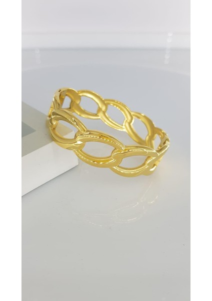 Kalın Çelik Kelepçe SNS103901 Kadın Trend Moda Hediye fiyatları