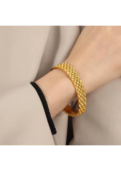 Marka Kalın Çelik Kelepçe SNS001 kararmaz kadın fiyatları