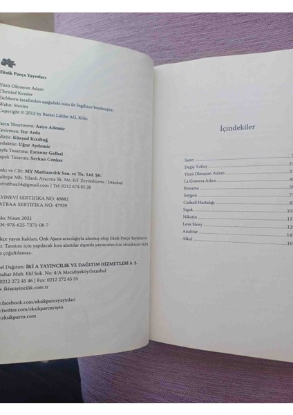 Yuzu Olmayan Adam Chrıstof Kessler Bır Norologdan Hıkayeler 2021 Basim 183 Sayfa Kunye Sayfasinda Isim Yaziyor Harici Cok Temiz Durumdadir fırsatları
