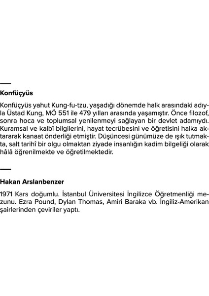 Üstad Dedi Ki - Lun Yü - Konfüçyüs modelleri