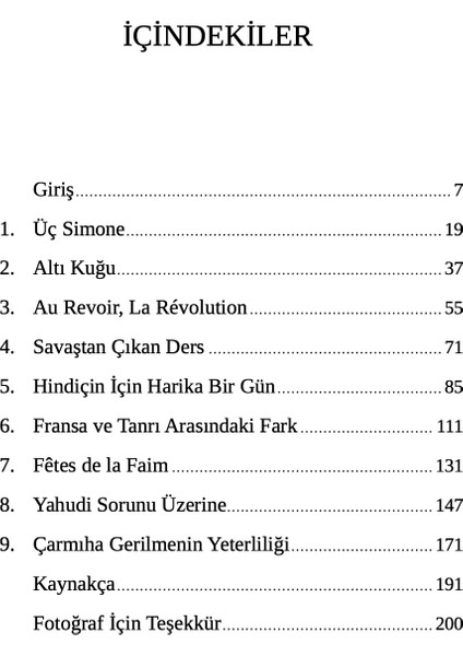 Simone Weil - Palle Yourgrau modelleri