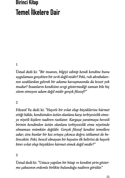 Üstad Dedi Ki - Lun Yü - Konfüçyüs
