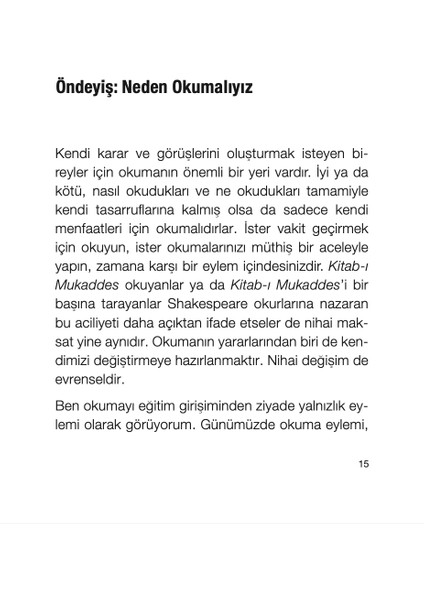 Nasıl ve Neden Okumalıyız? - Harold Bloom