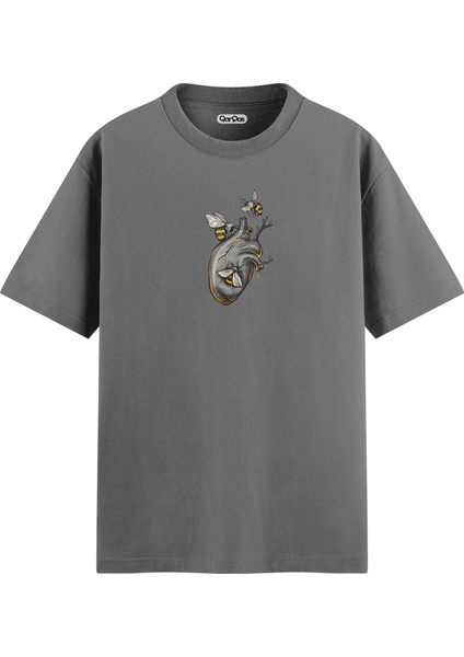 Heart And Bee - Regular T-Shirt